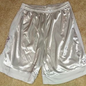 And1 White Dazzle Shorts